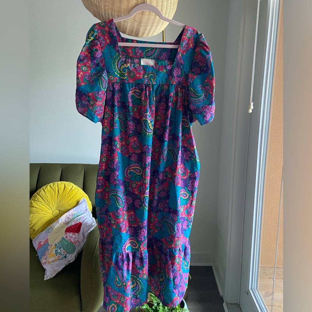 Vintage 80s house dress / mumu